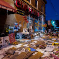 George Floyd Memorial in South Minneapolis outside of Cup Foods on 38th St.