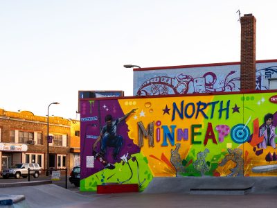 North Minneapolis Prince Mural, Broadway Avenue