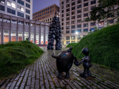 ACAB Graffiti, Minneapolis Federal Courthouse & Sculpture