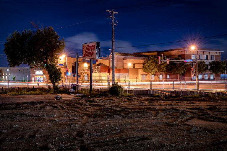 AutoZone building cleared 3 All that remains of the AutoZone store on East Lake Street. It was the first building to burn in Minneapolis during the unrest over the May 25th death of George Floyd.