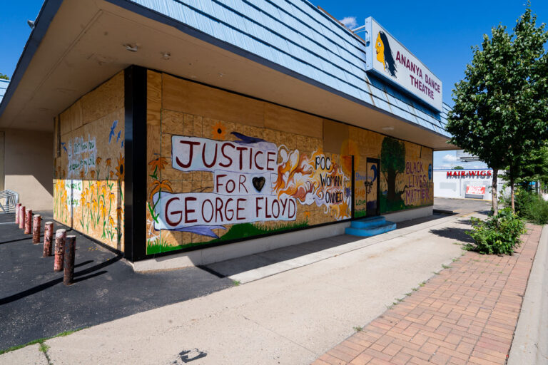 Ananya Dance Theatre, St. Paul 2 Boards on the Ananya Dance Theatre in St. Paul.
