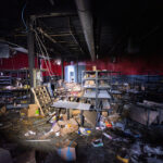 Inside GoPuff food delivery service after damage during riots following the May 25th, 2020 death of George Floyd.