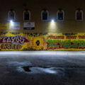 A large mural on the side of a building on Nicollet Ave in Minneapolis. “Floyd’s World” “Taking about the revolution”.