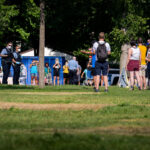 Minneapolis Park police remove the homeless from their tents at Powderhorn Park in South Minneapolis on July 20th, 2020.