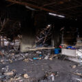 Inside the fire damaged Max It Pawn in South Minneapolis. The Pawn Shop was destroyed during the unrest in Minneapolis over the murder of George Floyd.