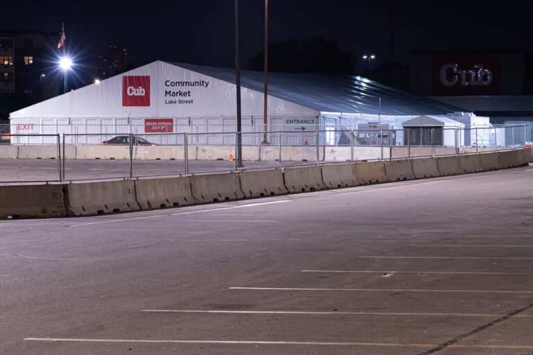 Cub Foods Community Market in Minneapolis 4 A temporary “Community Market” being built outside the looted and damaged Cub Foods grocery store on 26th Ave S in South Minneapolis. The store was damaged during the unrest following the May 25th, 2020 death of George Floyd.