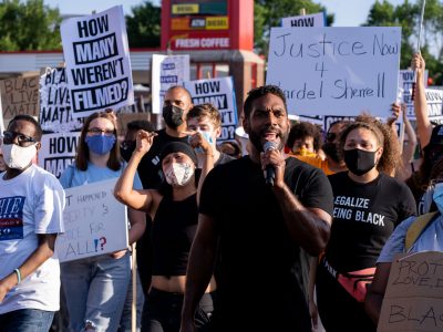 Toussaint Morrison leads 'How many weren't filmed?' March, Hennepin