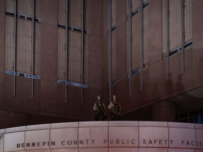 Armed Sheriff's Officers on Hennepin County Public Safety Facility