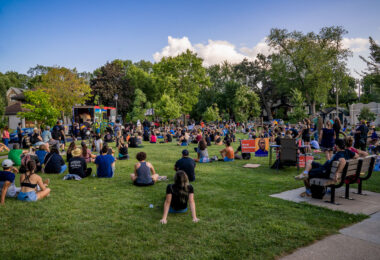 Black Lives Matter Solidarity event on August 28th, 2020 at Levin park near Lake of the Isles in Minneapolis.