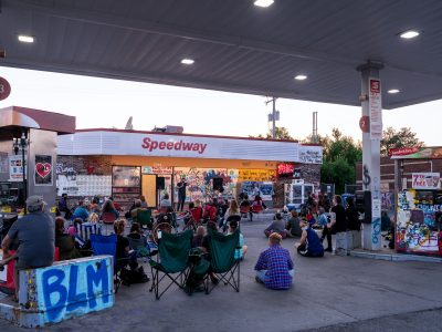 Evening Comedy Show at the Speedway Station in George Floyd Square