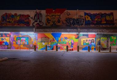 The former K-Mart on Lake Street became an art installation with large murals covering the front in the days following George Floyd's murder. It's since been turned into a Post Office after 2 nearby post offices were burned.