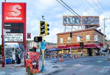 George Floyd Square on August 19, 2020.