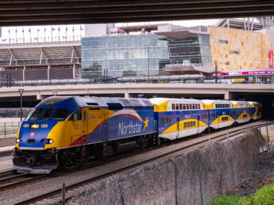 Northstar Commuter Rail at Target Field Station, Minneapolis