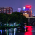 The former Pillsbury mills on the Mississippi River near downtown Minneapolis.