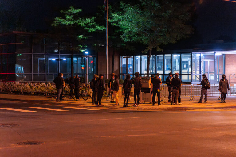 Protesters grilling hot dogs outside MPD 5th Precinct 4 Protesters gather to grill hot dogs outside the Minneapolis Police Fifth Precinct on August 16, 2020.