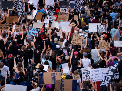 Protesters for Jacob Blake, Downtown Minneapolis 1st Precinct