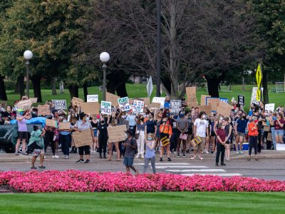 Students Protest Police Reform, St. Paul, August 2020