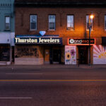 Thurston Jewelers and Bondesque on Lake Street in Uptown Minneapolis.