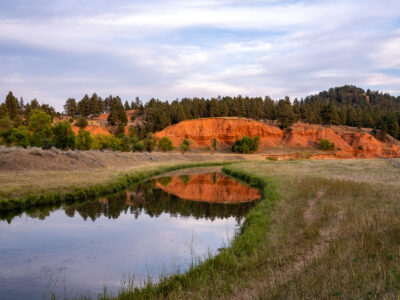 Belle Fourche River near Devil's Tower, Wyoming