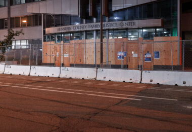 Hennepin County Family Justice Center in Downtown Minneapolis. Located at 110 S 4th St, Minneapolis, MN 55401.