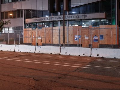 Hennepin County Family Justice Center, Downtown Minneapolis, Boarded Up