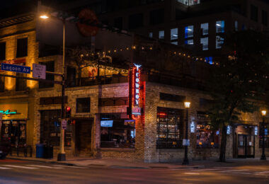 Cowboy Slims bar at Hennepin and Lagoon in Uptown Minneapolis.