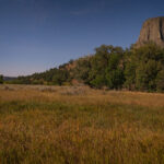 Devil's Tower National Monument in Wyoming. Shot from the Devil's Tower KOA right outside the park.