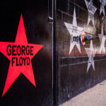 The George Floyd Star on the First Avenue concert venue in downtown Minneapolis.