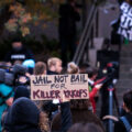 Protesters outside the Hennepin County Government Center the day after former Minneapolis Police Officer Derek Chauvin was released from jail on bond. Derek Chauvin is charged in the May 25th death of George Floyd.