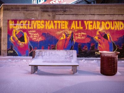 "Black Lives Matter All Year Round" Mural on Lyndale Avenue