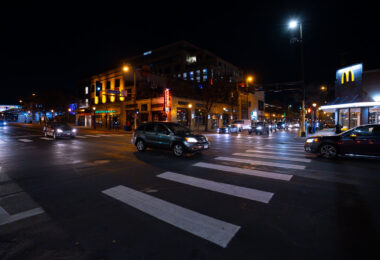 Cowboy Slims at the corner of Hennepin Ave and Lagoon Ave in Uptown Minneapolis.