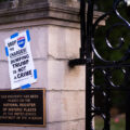 Advocates for those arrested on November 4th on I-94 gathered outside the Governor's mansion demanding that charges be dropped against the 646 arrested.