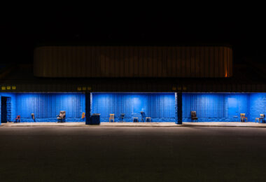 Chairs outside the former SuperValu grocery store on W. Lake street in South Minneapolis.