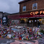 The George Floyd Memorial at George Floyd Square on November 25, 2020.