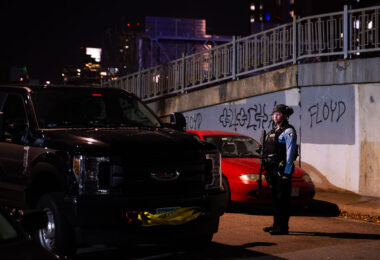 Heavy police response to a protest that walked onto Interstate 94 the day after the election. 646 were arrested in the largest mass arrest in state history.