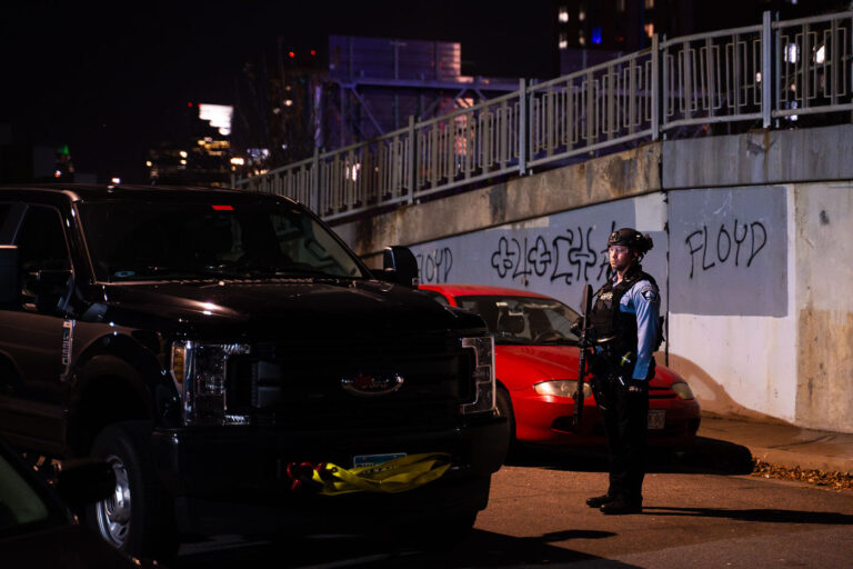 RIP George Floyd and police officer 3 Heavy police response to a protest that walked onto Interstate 94 the day after the election. 646 were arrested in the largest mass arrest in state history.