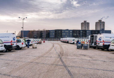 After being damaged during May unrest in Minneapolis, the building known to locals as "That fucking K-Mart" opened this morning as a US Post Office. It's a temporary replacement for the Lake Street and Minnehaha locations.