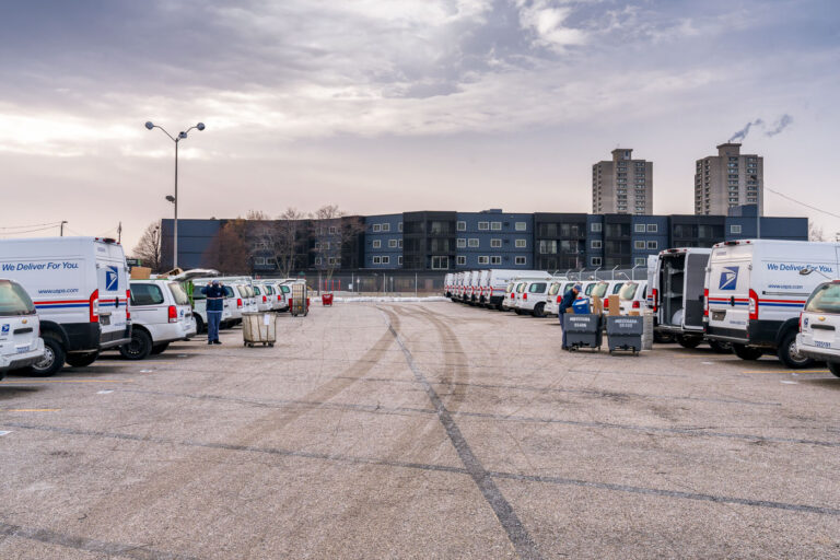 K-Mart Post Office 2 After being damaged during May unrest in Minneapolis, the building known to locals as "That fucking K-Mart" opened this morning as a US Post Office. It's a temporary replacement for the Lake Street and Minnehaha locations.