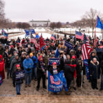 "Stop the steal" rally at the Minnesota State Capitol.