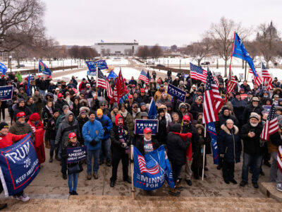 Minnesota State Capitol, "Stop the Steal" Rally