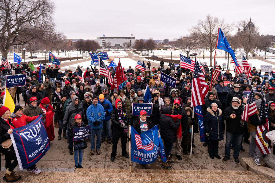 Minnesota State Capitol, “Stop the Steal” Rally