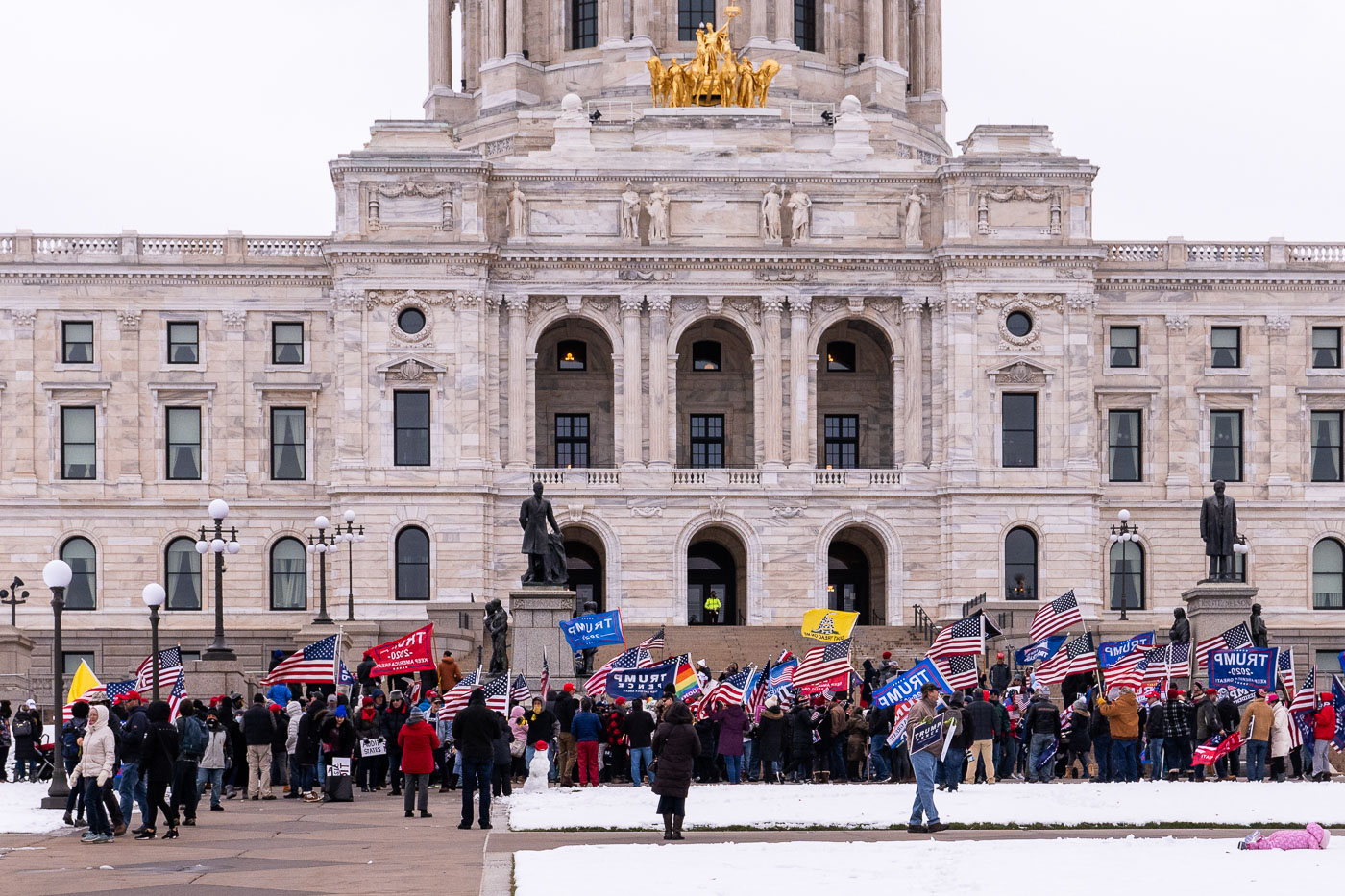 Stop The Steal Protesters St Paul November 14