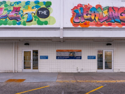 Lake Street K-Mart Temporary Post Office with Mural