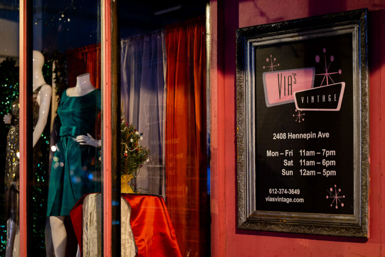 Via's Vintage on Hennepin Ave 4 Via's Vintage on Hennepin Avenue in Minneapolis. November 2020.