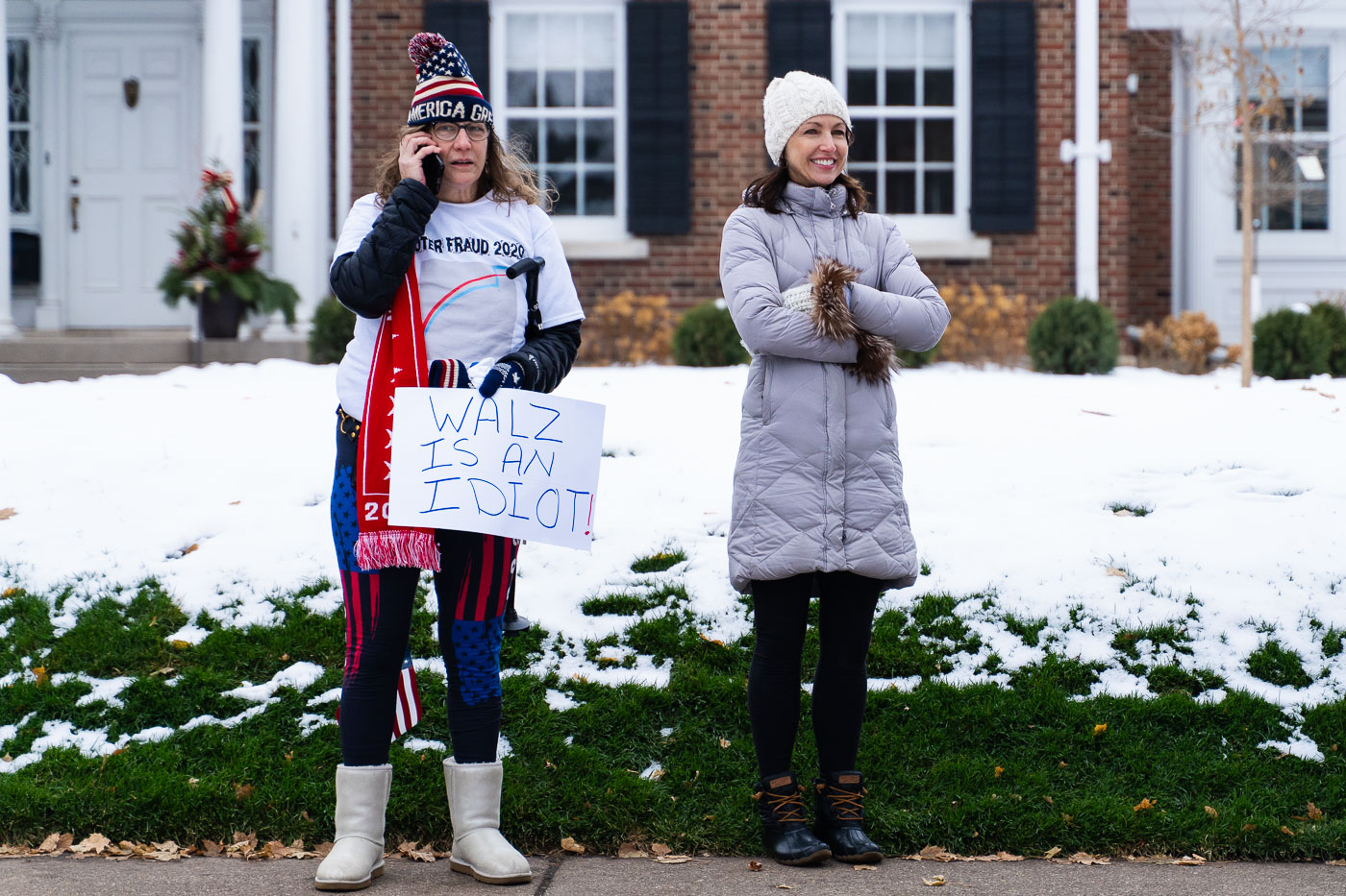 Voter Fraud 2020 Protester