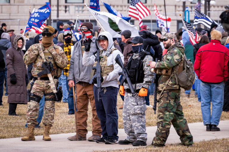 St. Paul Stop The Steal Protest 1 A "Stop The Steal" rally at the Minnesota State Capitol following President Trump's re-election loss.