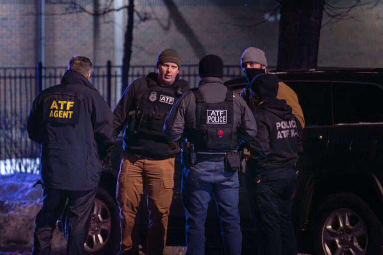 ATF and DEA investigate the Dolal Idd killing 1 The ATF and DEA gather outside the Holiday Gas station where Dolal Idd was shot and killed by Minneapolis Police on December 31, 2020.