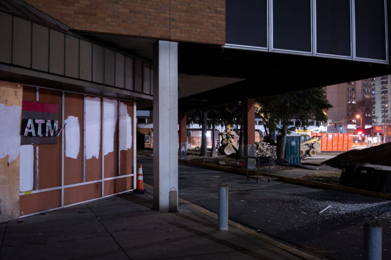 Burned out Wells Fargo Building in Minneapolis 4 The remains of the Wells Fargo on Nicollet Ave. The bank was located across the street from the Minneapolis police fifth precinct police station. The building was burned during the uprising that followed the May 25th, 2020 death of George Floyd.