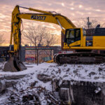 Demolition of buildings destroyed in the uprising that followed the May 25th, 2020 death of George Floyd. The buildings were home to Minnehaha Liquors, a chiropractor’s office and GM Tobacco.