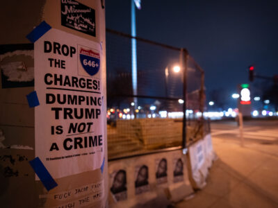 Dumping Trump Is Not a Crime Flyer, Minneapolis 3rd Precinct